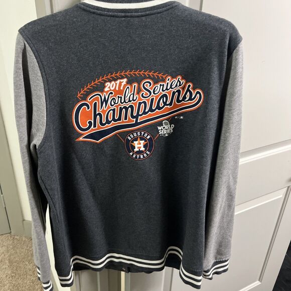Houston Astros Men’s Embroidered Jacket 2017 World Series Championship Size XL - Picture 5 of 8